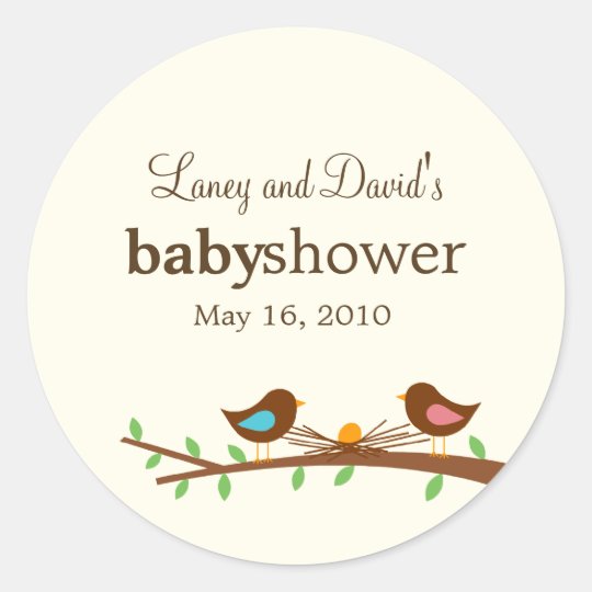 A New Egg Favour Sticker or Gift Tag Stickers