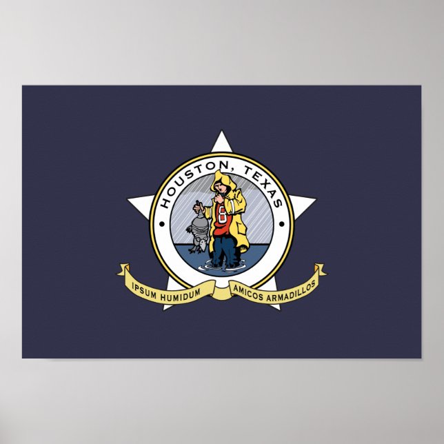 A New Flag for Houston poster (Front)