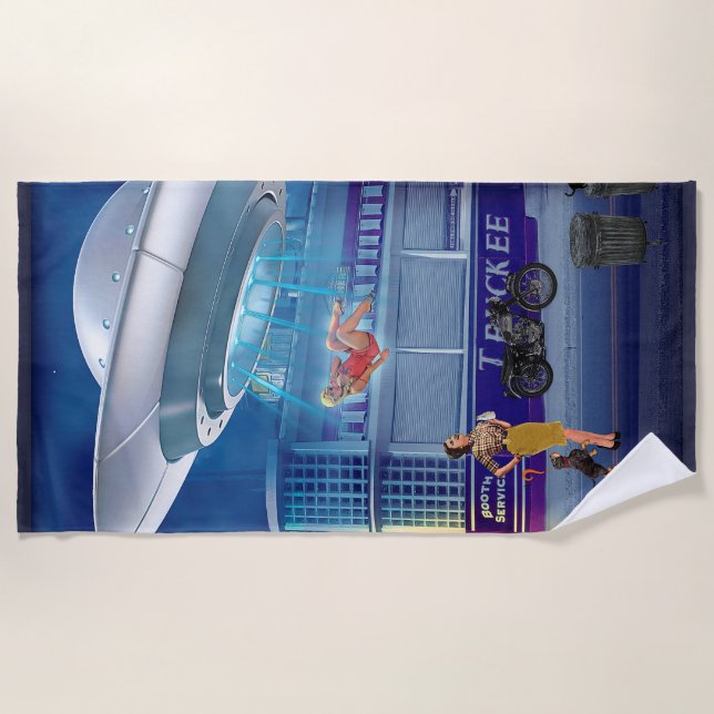 A New Flight Attendant Beach Towel (Front)