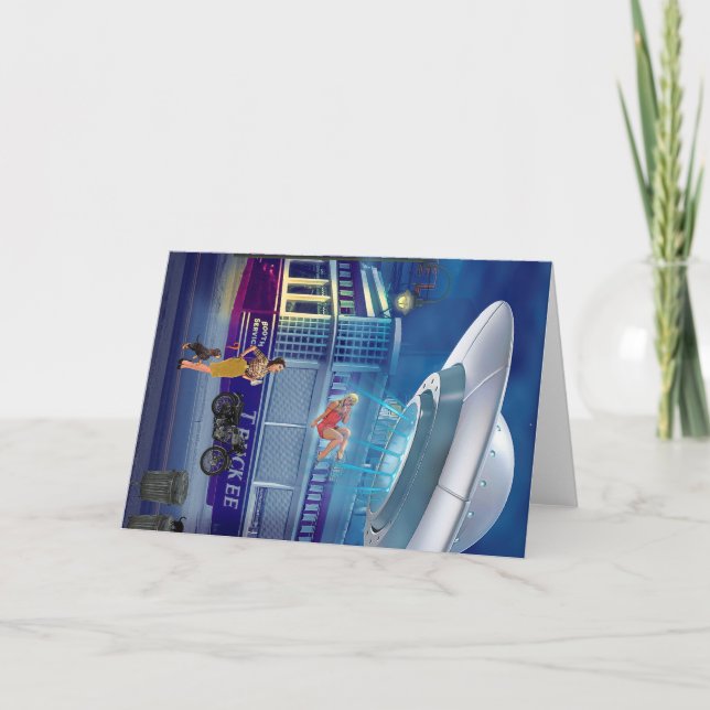 A New Flight Attendant Holiday Card (Front)
