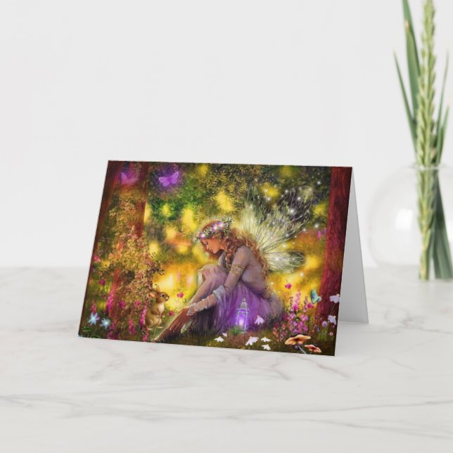 A New Friendship Fantasy Fairy Card (Front)