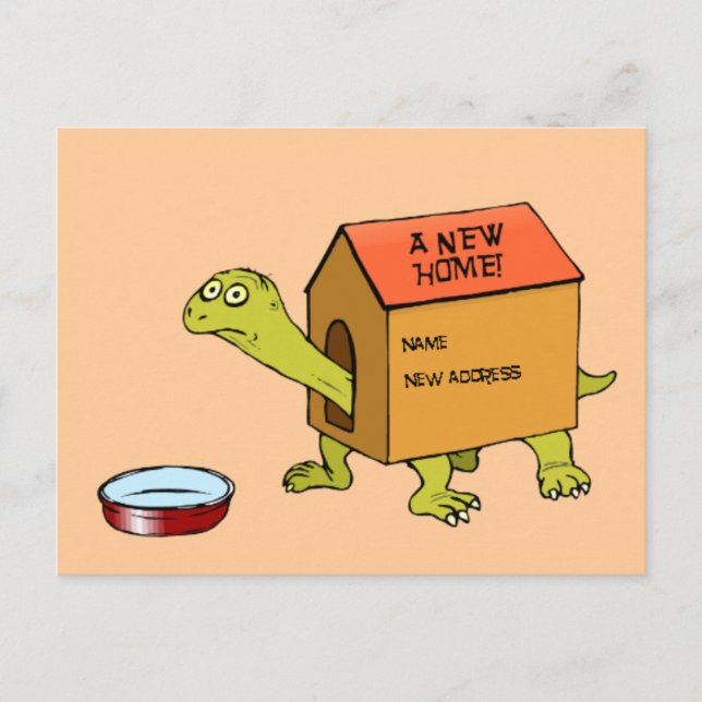 A new home announcement postcard (Front)