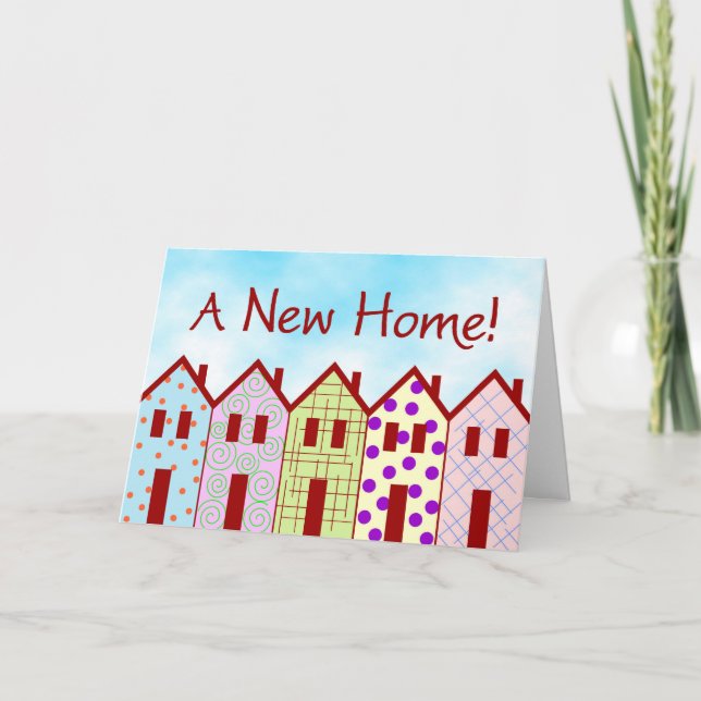 A New Home Card (Front)