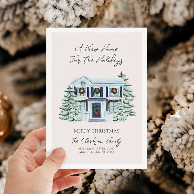 A New Home For the Holidays Moving Holiday Card (Creator Uploaded)
