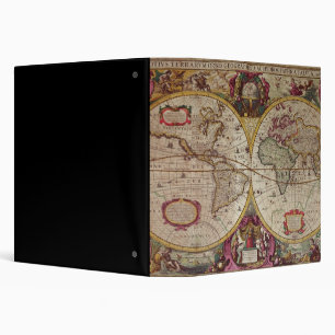 A New Land and Water Map of the Entire Earth Binder