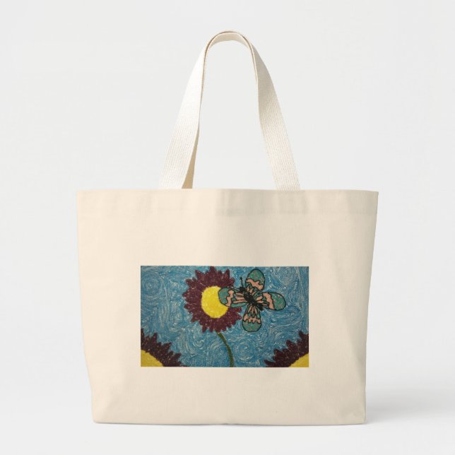 A New Life Large Tote Bag (Front)
