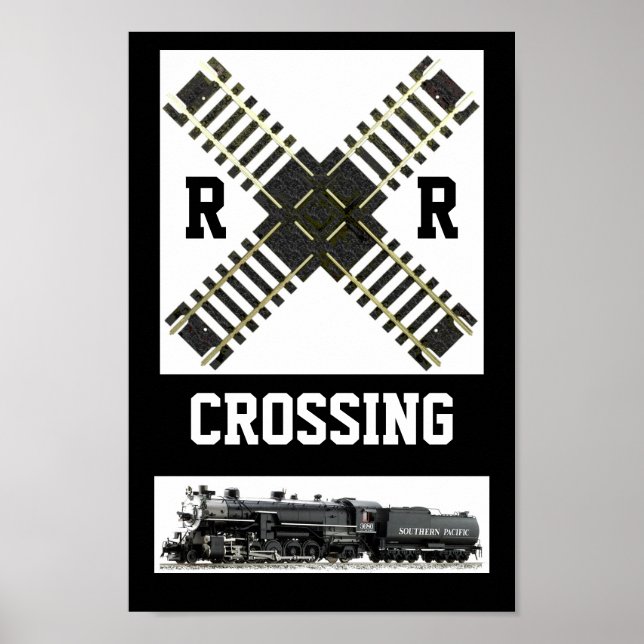 A New Look, Of A Railroad Crossing Sign (Front)