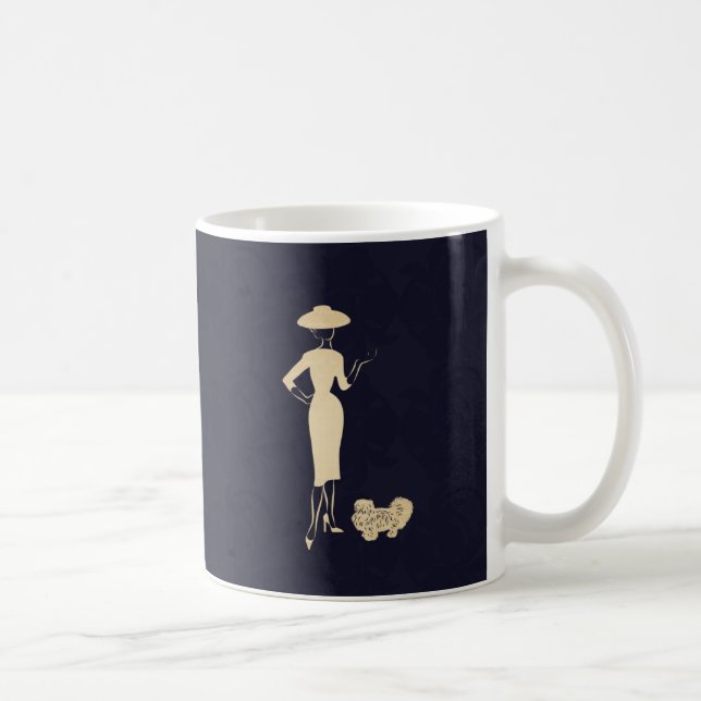 A New Look Vintage 1950s Fashion Coffee Mug (Right)