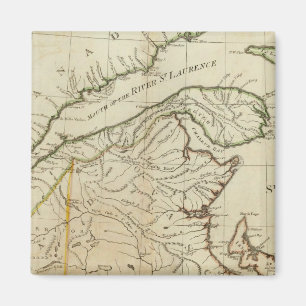 A New Map of Nova Scotia, and Cape Breton Island Magnet