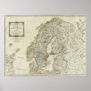 A new map of the Northern States Poster