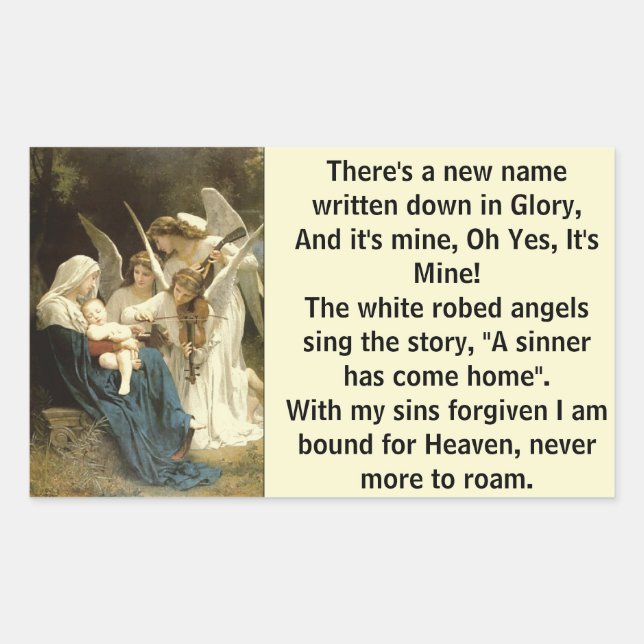 A New Name In Glory Sticker (Front)