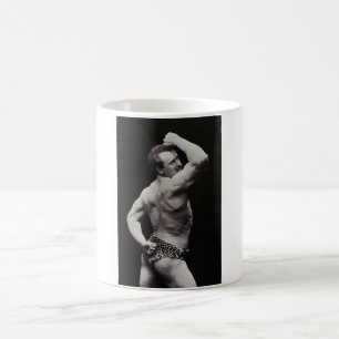 A New Pose by StrongMen Eugen Sandow Bodybuilding Coffee Mug