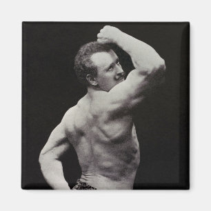 A New Pose by StrongMen Eugen Sandow Bodybuilding Magnet