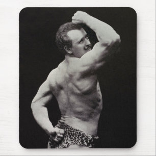 A New Pose by StrongMen Eugen Sandow Bodybuilding Mouse Pad
