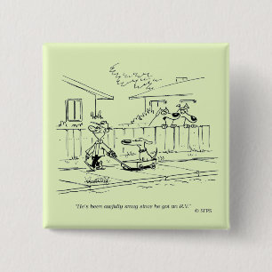 A New Ride 2 Inch Square Button