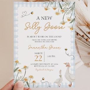 A New Silly Goose Baby Shower Invitation
