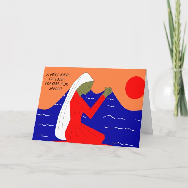 A New wave of faith prayers for Japan Card (Front)