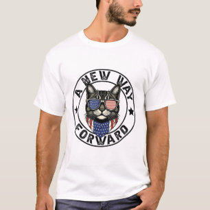 A New Way Forward Kamala Harris 2024 Childless Cat T-Shirt