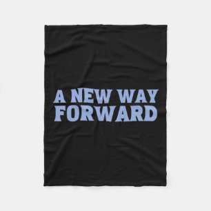 A New Way Forward Kamala Harris Wheimer 2024 Presi Fleece Blanket
