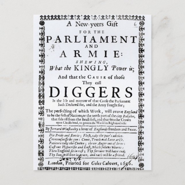 A New Year's Gift Holiday Postcard (Front)