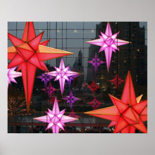 À New York City. Décoration de Noël à l'intér