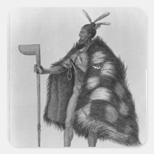 A New Zealand warrior Square Sticker