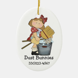 A Nice CLEAN Theme Ceramic Ornament