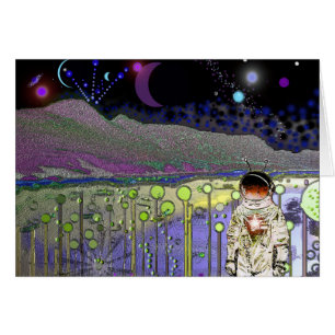 A NICE DAY ON PLANET #555 Card