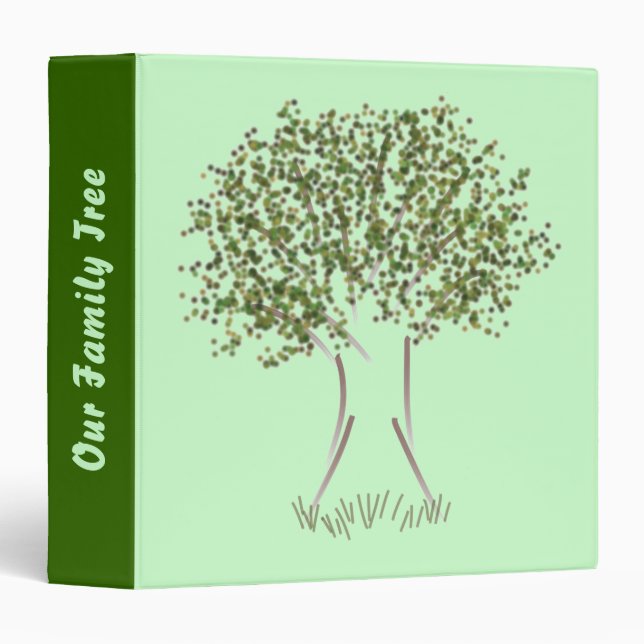 A Nice Little Tree Scrapbook Album Binder (Front/Spine)