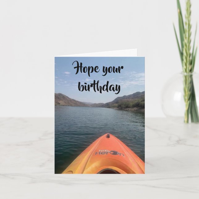 A "NICE SMOOTH RIDE" FOR YOUR *BIRTHDAY* CARD (Front)