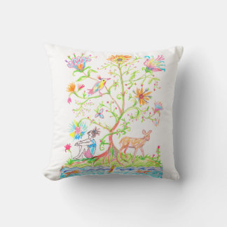 A nice tree of life throw pillow