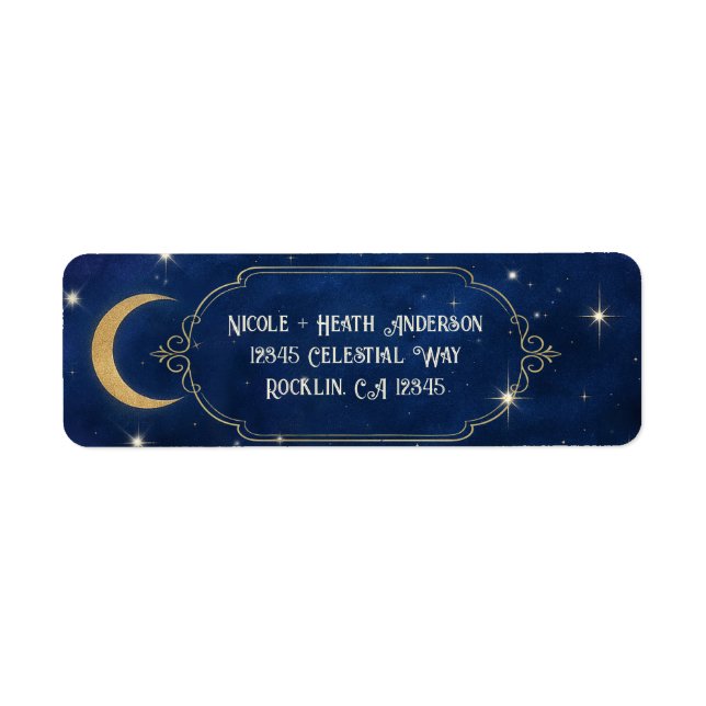 A Night Among The Stars Celestial Skies Wedding  (Front)