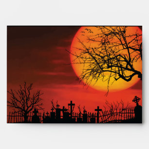 A Night Halloween Enveloppes A7 Pour Cartes De Voe