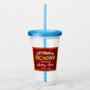 A Night in Broadway Acrylic Tumbler