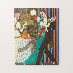 A Night in Decadent Paris Art Deco Puzzle