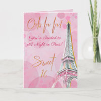 A Night in Paris Pink Gold Eiffel Tower Sweet 16