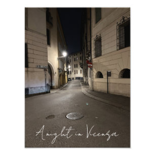 A night in Vicenza Photo Print