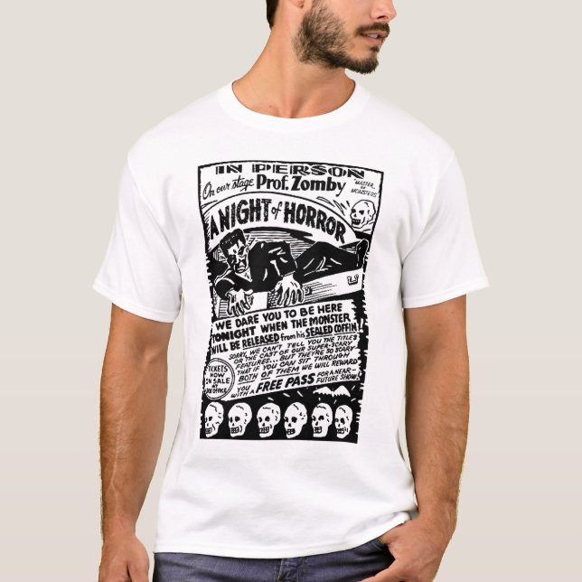 A NIGHT OF HORROR T-SHIRT (Front)