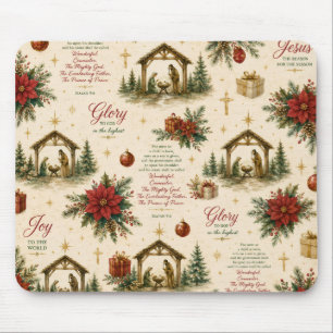 A Night of Miracles   The Christmas Nativity Mouse Pad