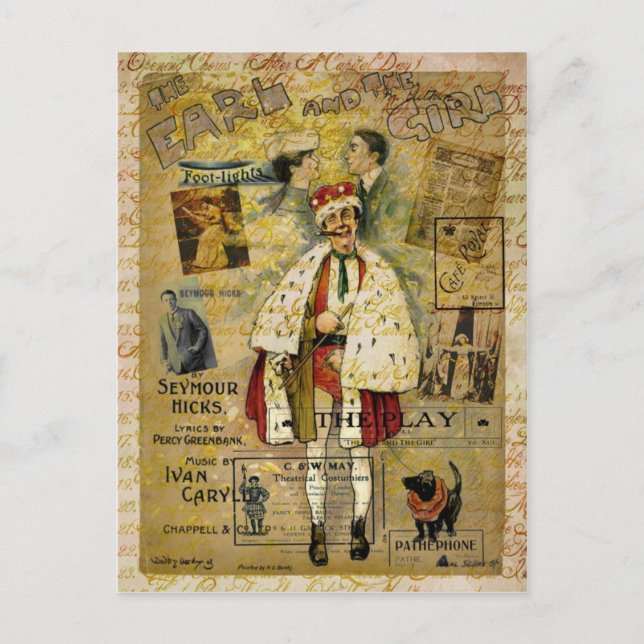 A Night on the Town Postcard (Front)