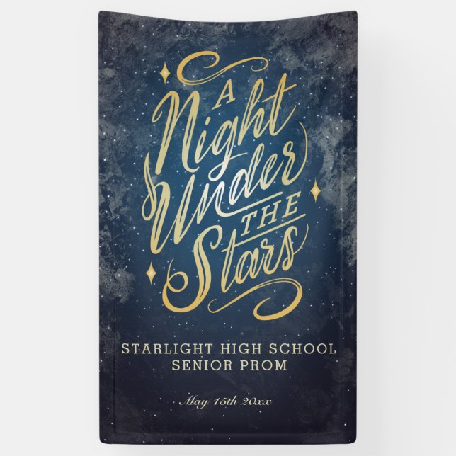 A Night Under the Stars Event Banner (Vertical)