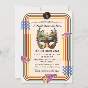 A Night Under the Stars   Prom  Invitation