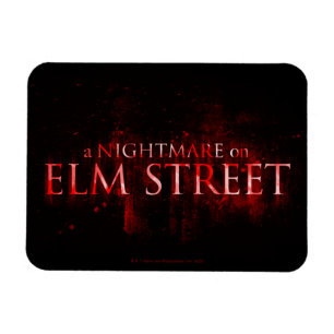 A Nightmare on Elm Street   Bloody Text Magnet