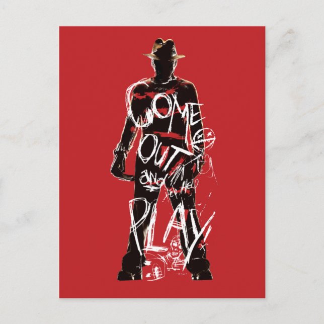A Nightmare on Elm Street | Come Out and Play Holiday Postcard (Front)