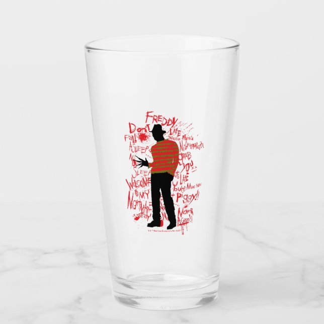 A Nightmare on Elm Street | Don't Fall Asleep Glass (Front)