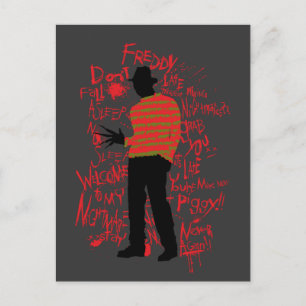 A Nightmare on Elm Street   Don't Fall Asleep Holiday Postcard