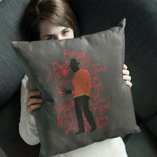 A Nightmare on Elm Street Don't Fall Asleep Throw Pillow