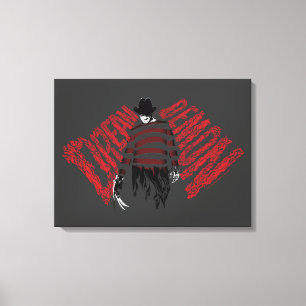 A Nightmare on Elm Street   Dream Demon Freddy Canvas Print
