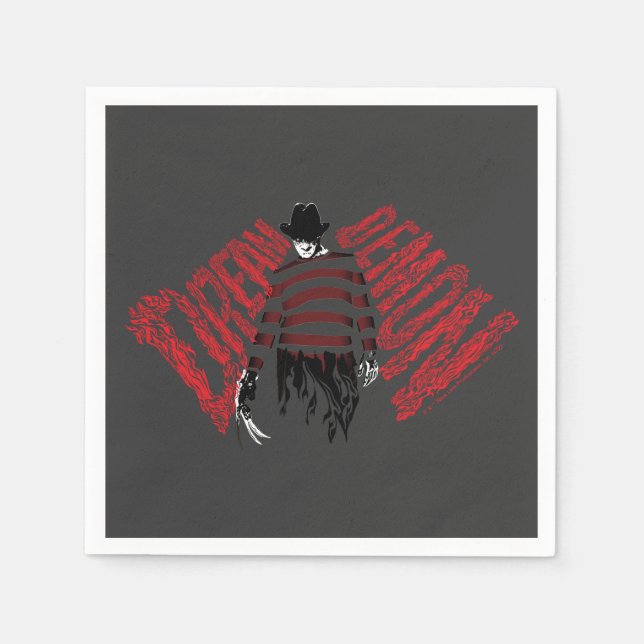 A Nightmare on Elm Street | Dream Demon Freddy Napkin (Front)