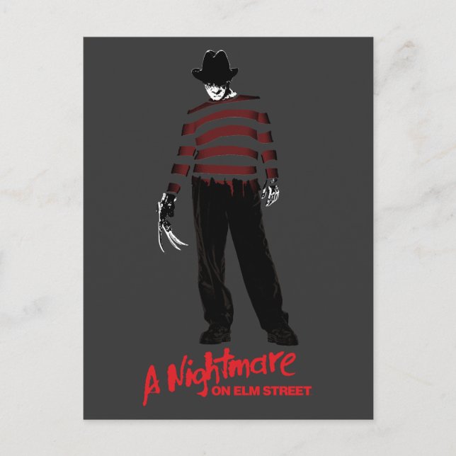 A Nightmare on Elm Street | Freddy Krueger Holiday Postcard (Front)